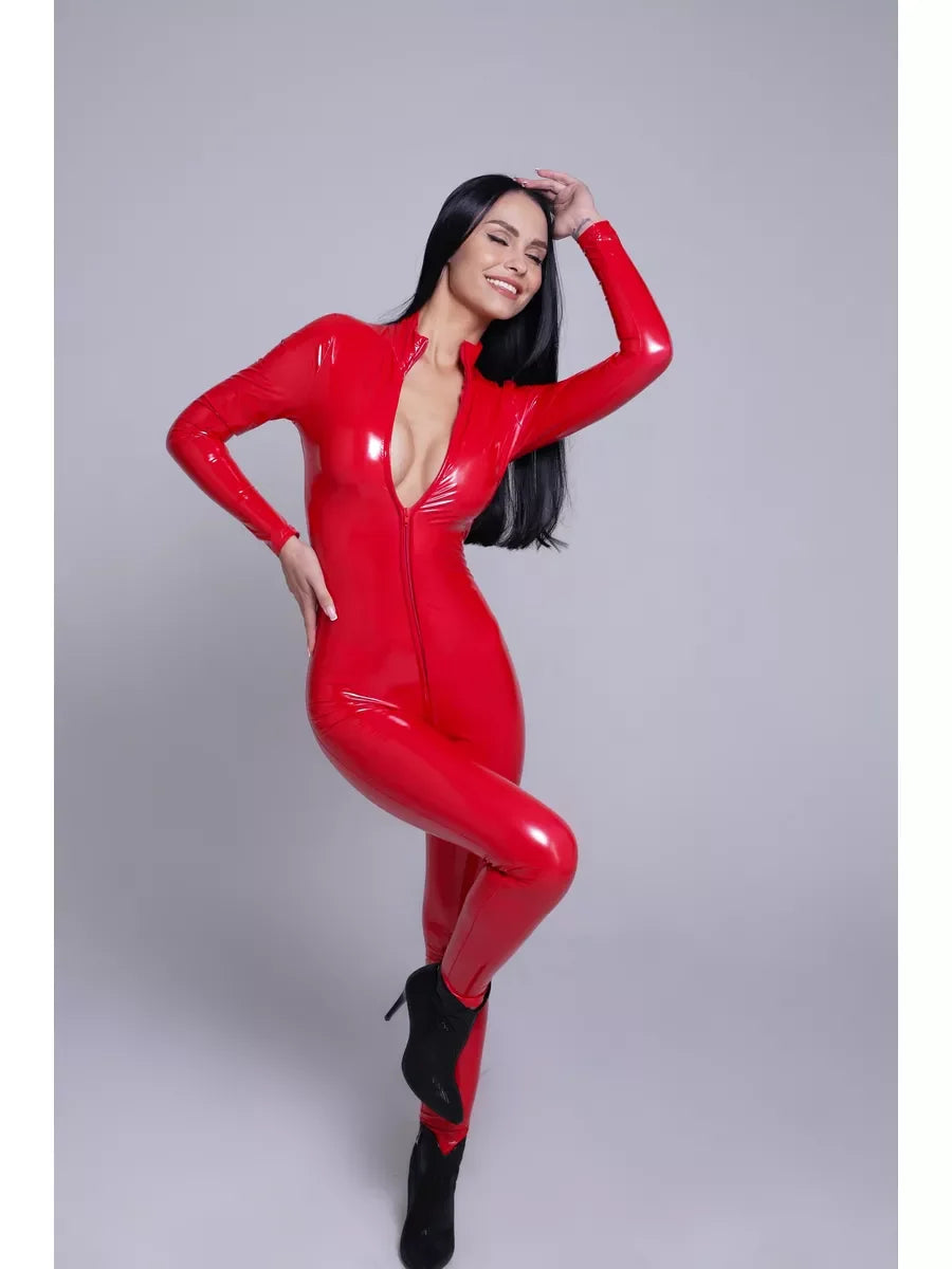 Tess's Body z lakierowanej skóry
