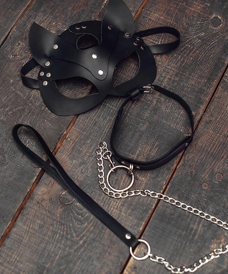 Leony's Sweet Kitty Zestaw (Maska + Choker)