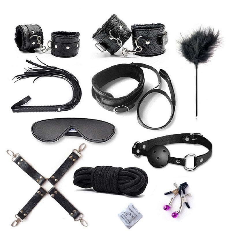 Kinky Bondage Zestaw – 10-częściowy